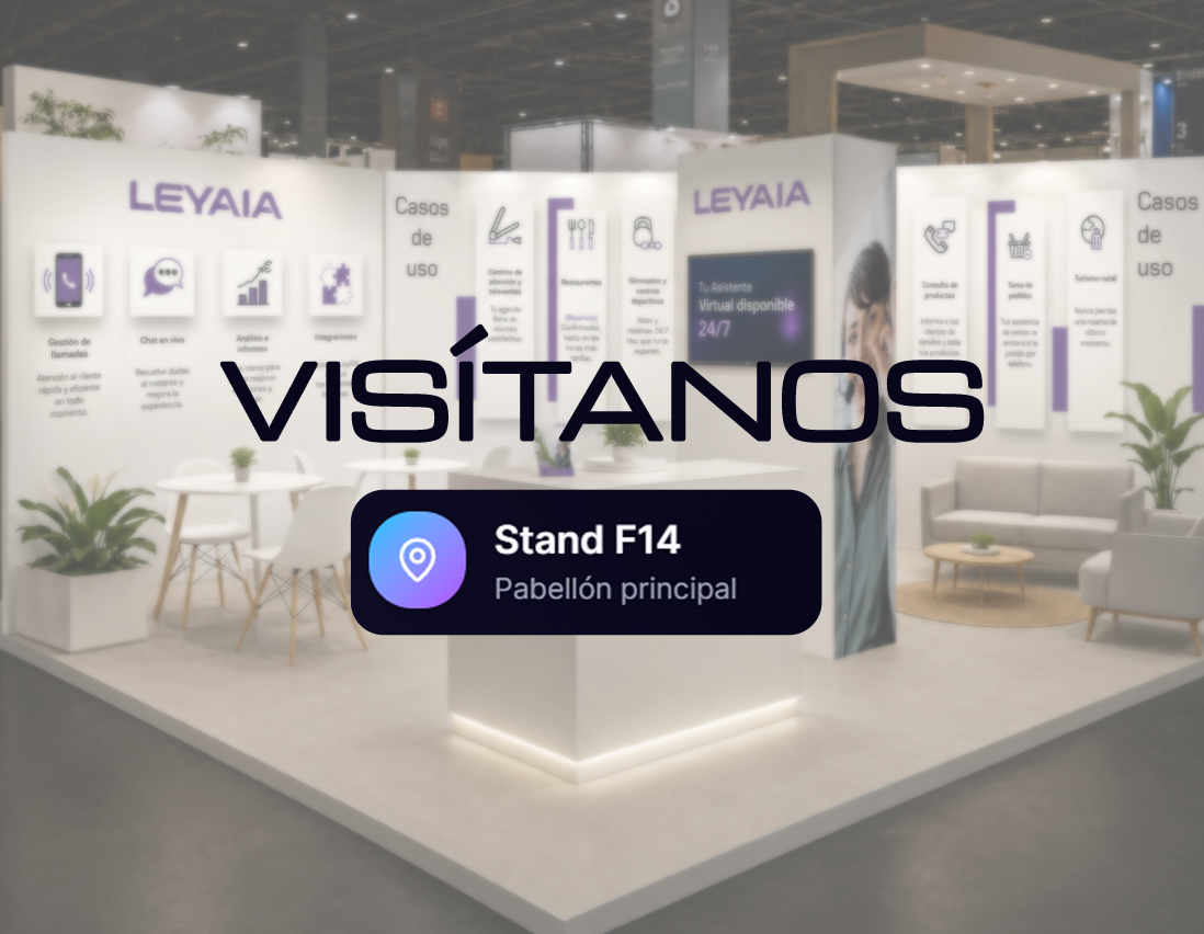 Estand F14 de Leyaia en la Feria del Mueble de Yecla